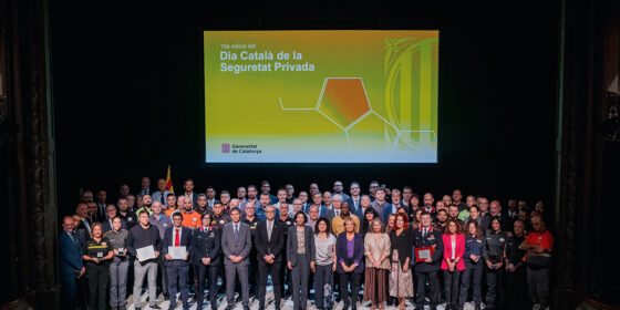 Diploma al mérito en Seguridad Privada SIC24 © Generalitat de Catalunya