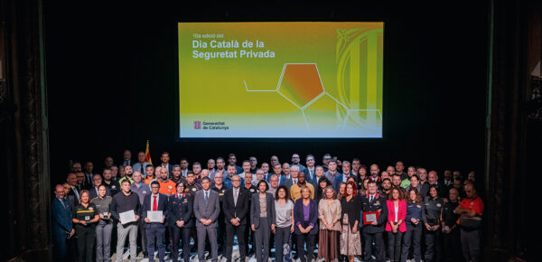 Diploma al mérito en Seguridad Privada SIC24 © Generalitat de Catalunya